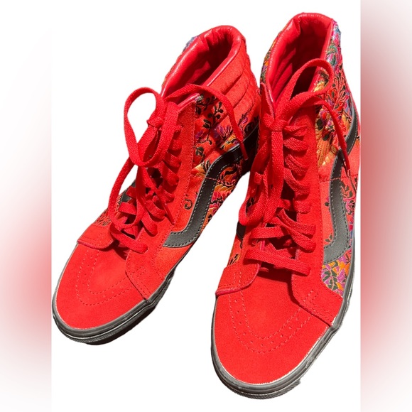Van’s Red Chinese New Year 🧧 Unisex Shoes Women 8.5 Men 7 - Picture 3 of 9